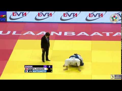 Judo 2015 Grand Prix Ulaanbaatar: Filzmoser (AUT) - Matsumoto (JPN) [-57kg] bronze