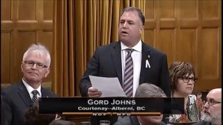 Gord Johns statement on Tofino accident