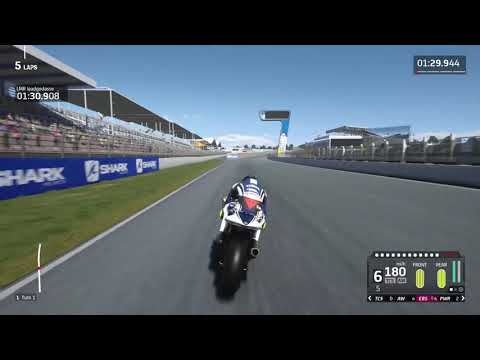 World record lap time around Le Mans on historic bikes. MotoGP 20