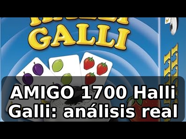 Vídeo relacionado con Amigo 1700 Halli Galli - Juego de Mesa [Importado de Alemania], 6+