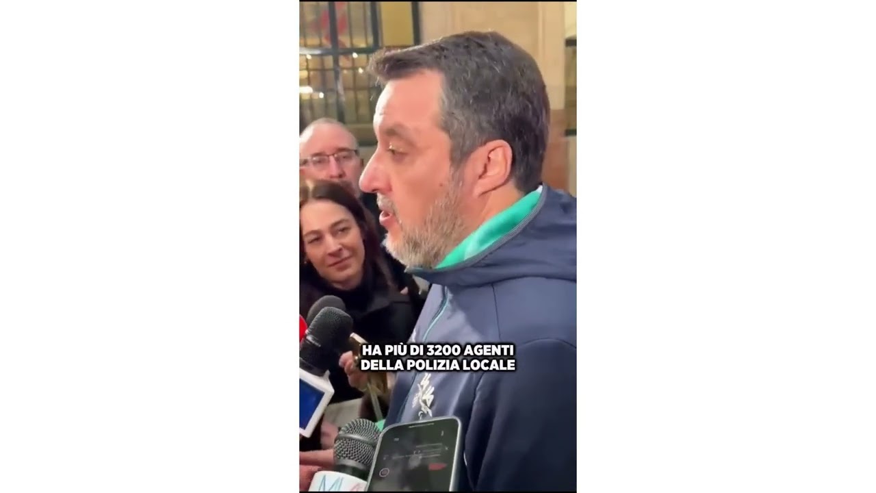 SALVINI: “OCCORRE CHE LA GIUSTIZIA TENGA IN CARCERE I DELINQUENTI UNA VOLTA PRESI"