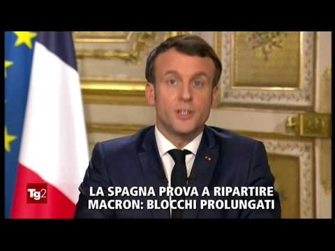 Titoli Tg2 13/04/2020 h. 20:30