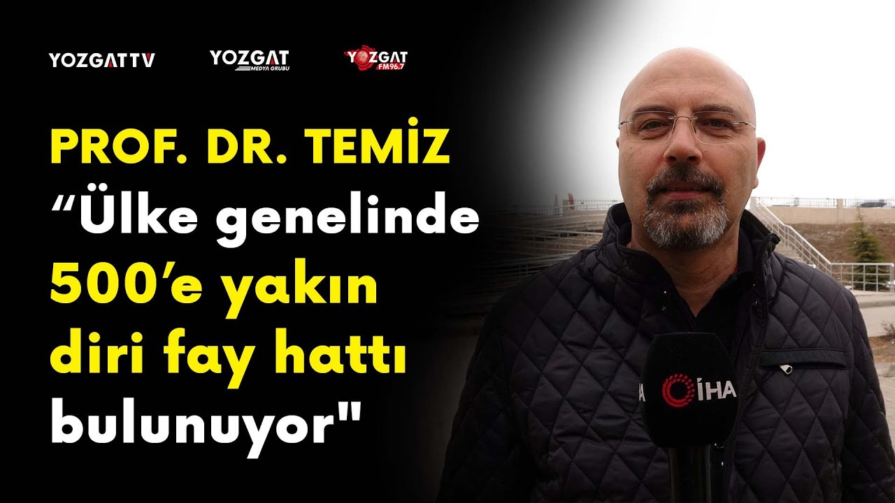 Ülke genelinde 500’e yakın diri fay hattı bulunuyor