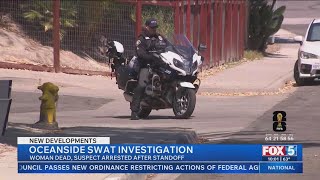 SWAT Standoff in Oceanside leads to homicide investigation