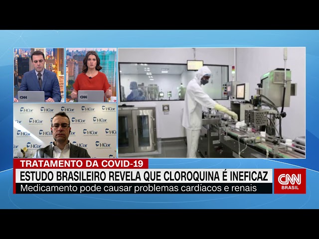 Hidroxicloroquina não deve ser prescrita a hospitalizados, diz diretor do HCor