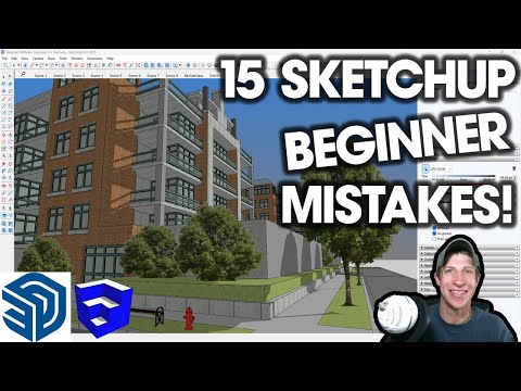 15 MISTAKES Beginners Make in SketchUp (And How to Fix Them!)
