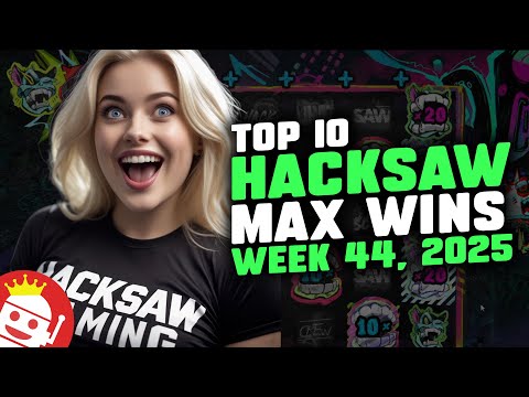 🔥 TOP 10 HACKSAW GAMING MAX WINS OF WEEK 44 / 2025 | REAL PLAYER WINS!