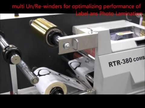 Roll to Roll POD Laminator RTR 380 COMBI