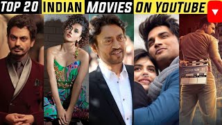 Top 20 Indian/Bollywood Movies available on Youtube