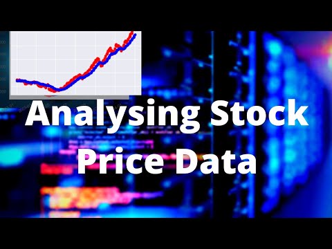 Analyzing Stock Price Data using Python (Quantitative Investment)
