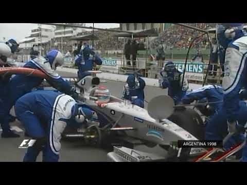 1998 F1 Argentine GP - Esteban Tuero infamous pit stop