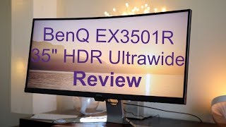 Video thumbnail for BenQ EX3501R 35" HDR Curved Monitor Review by TbonesTech