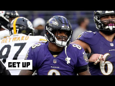 拉瑪爾-傑克遜是上週日唯一一個不敵鋼人隊的烏鴉隊球員嗎？| 起床 (Was Lamar Jackson the only Ravens player not to outplay the Steelers last Sunday? | Get Up)