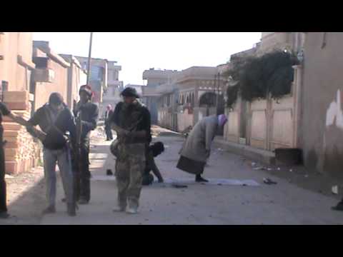 تمركز عناصر الجيش الحر في مدينة معدان في ريف الرقة