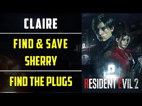 Find and save sherry | Find the Plugs | Resident Evil 2 Remake