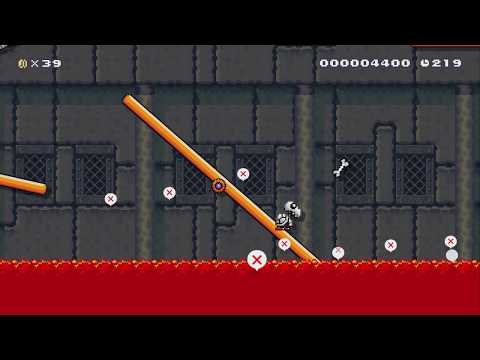 Volcano Castle by Kyo555 - Super Mario Maker 2 - No Commentary 1bw