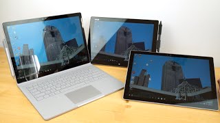 Vaio Z Canvas vs. Microsoft Surface Pro 4 &amp; Surface Book Comparison Smackdown