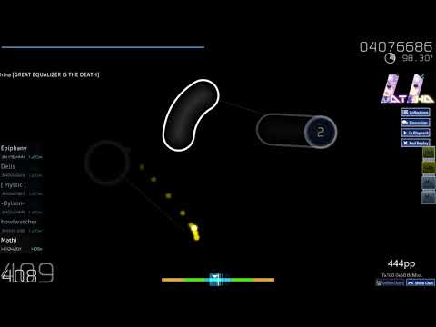 osu! | Mathi | iojjj - Deus Ex Machina [GREAT EQUALIZER IS THE DEATH] +HD,DT 98.68% 1❌ #1 656pp