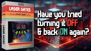 Atari 2600 LASER GATES from Imagic | "I, For One, Welcome Our New AI Overlords!"