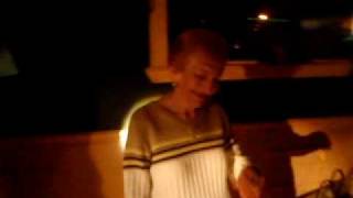 Tessie dancing at the Sound Beach Inn to the music of Blackfoot Trail