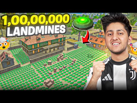 1 Million Landmines in Clock Tower crazy challenge 🔥 | Free Fire