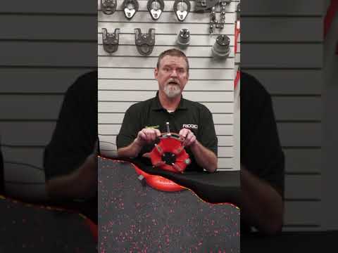 How to change dies on RIDGID universal machine die heads