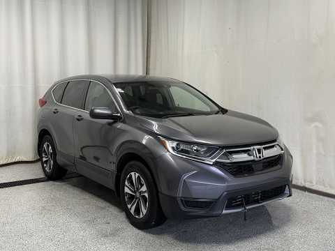 2018 Honda CR-V LX AWD in Black for sale at Park Mazda in Sherwood Park, AB