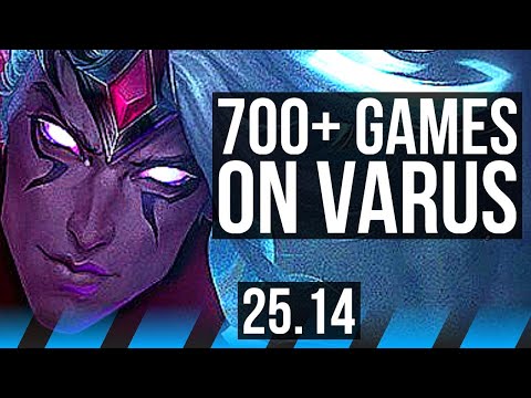 VARUS vs VIKTOR (MID) | 700+ games | KR Master | 25.14