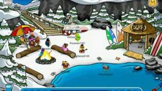 Club Penguin July 4, 2008 pin