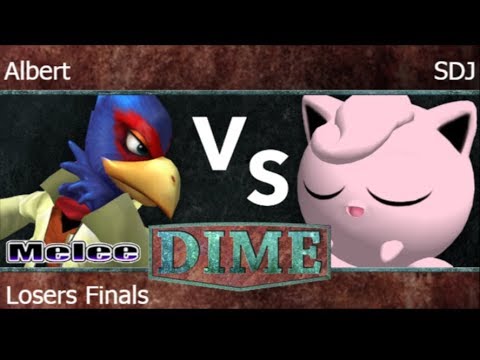 DIME 26 - Albert (Falco) vs SDJ (Jigglypuff) Losers Finals - melee
