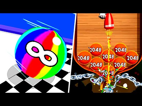 Ball Run Infinity vs Laser Bubbles - Max Level Gameplay (Part 1)