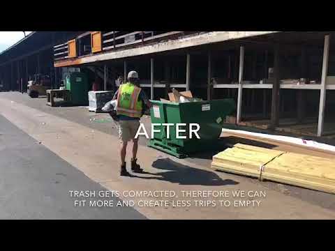 Pecos Lean Trash Bins