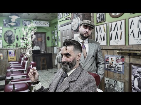 💈 ASMR BARBER - The most GENTLEMANLY LOOK - Haircut, Beard & Skin Fade