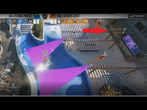 ONLY KNIFE poolparty at PROLEAGUE-Six Invitational 2018 | Rainbow 6 Siege