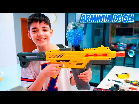 COMPREI UMA ARMINHA DE GEL GIGANTE E MOSTREI MINHA COLEÇÃO!