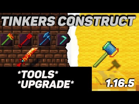 Tinkers Construct tutorial / guide 1.16.5 - 1.18.2 Part 4 Tools / upgrade (minecraft java edition)
