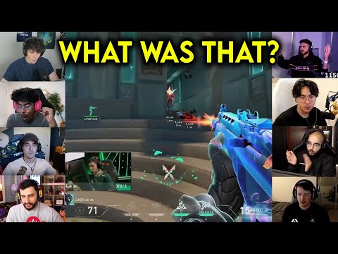 Valorant Streamers Reacts To LOUD lukxo Insane 4k SPRAY TRANSFER Against Sentinels In VCT