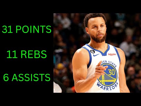 Steph Curry 31 PTS, 11 REBS, 6 AST FULL HIGHLIGHTS VS HORNETS
