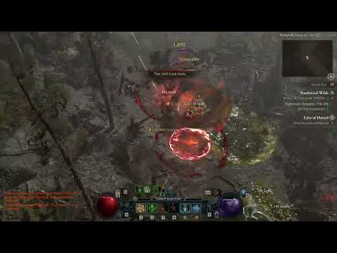 Diablo 4 / Rogue Rapid Fire / Insane Single Target Damage / 1-2 Shot 90+ Boses