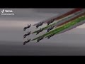 Vande Mataram Fighter Aeroplane Showing Indian Flag Colour
