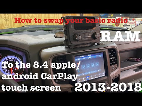 Aufrüsten/Austauschen des RAM-Radios auf 8,4 Zoll mit Apple/Android CarPlay (Schritt für Schritt)...