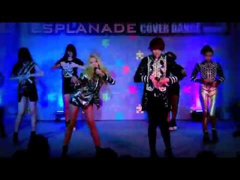 "F-vy second" cover "Fire+Crush" (2NE1) @ audition "Esplanade Cover Dance Contest"