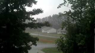 preview picture of video 'Severe thunderstorm in Roxboro NC - July 1st 2012'