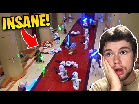 HUGE LEGO Star Wars Jedi Temple Moc Reaction! (Operation Knightfall)