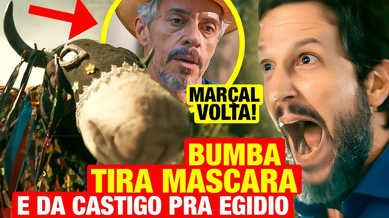 RENASCER: Boi Bumba tira a MASCARA na frente do Egídio e MOSTRA QUE É MARÇAL resumo capítulo de hoje