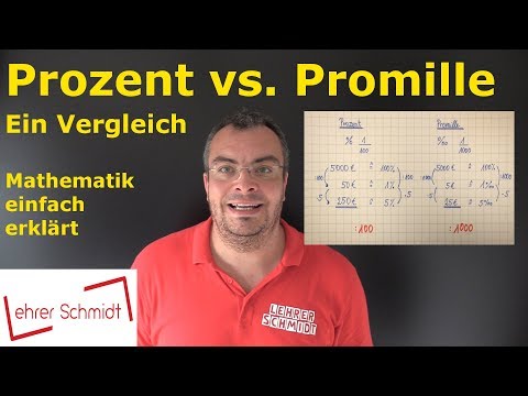 Percent and per mille - A comparison | Mathematics explained simply! | Lehrerschmidt