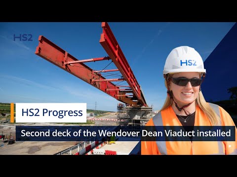 HS2 completes 3,130 tonne second Wendover Dean Viaduct deck slide