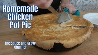 Homemade Chicken Pot Pie Recipe With Homemade Gravy | Easy Classic Chicken Pot Pie From Scratch