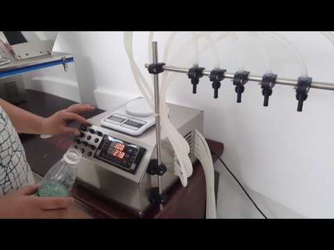 GZL-50 electric juice filling machine bottle water packing machine with diaphragm pump 3-4000ml/min