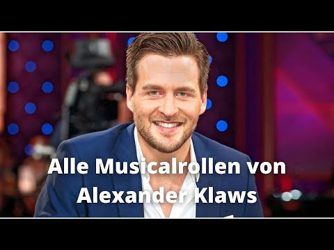 Alle Musicalrollen von Alexander Klaws